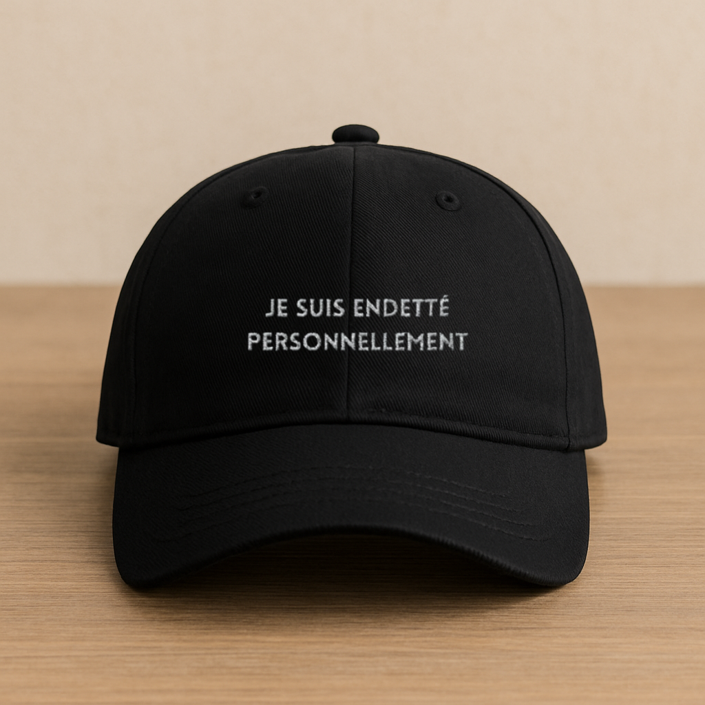 Casquette - Je suis endetté personnellement