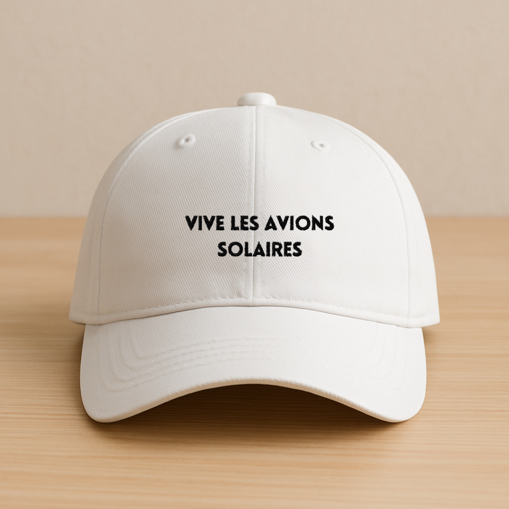 Casquette - Vive les avions solaires