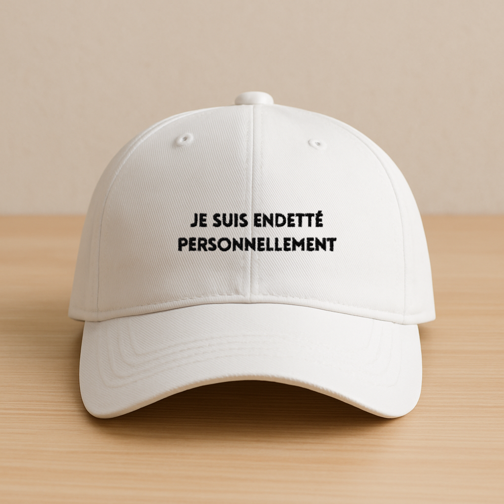 Casquette - Je suis endetté personnellement