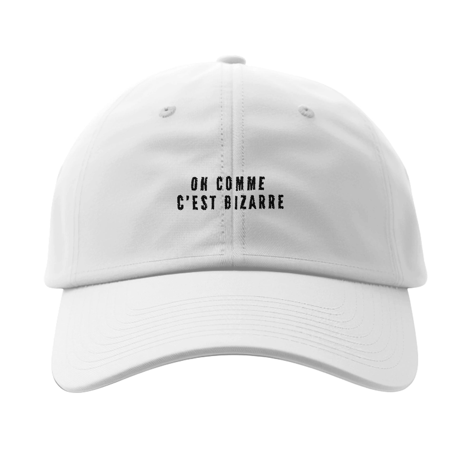 casquette blanche brodée oh comme c'est bizarre référence politique zemmour