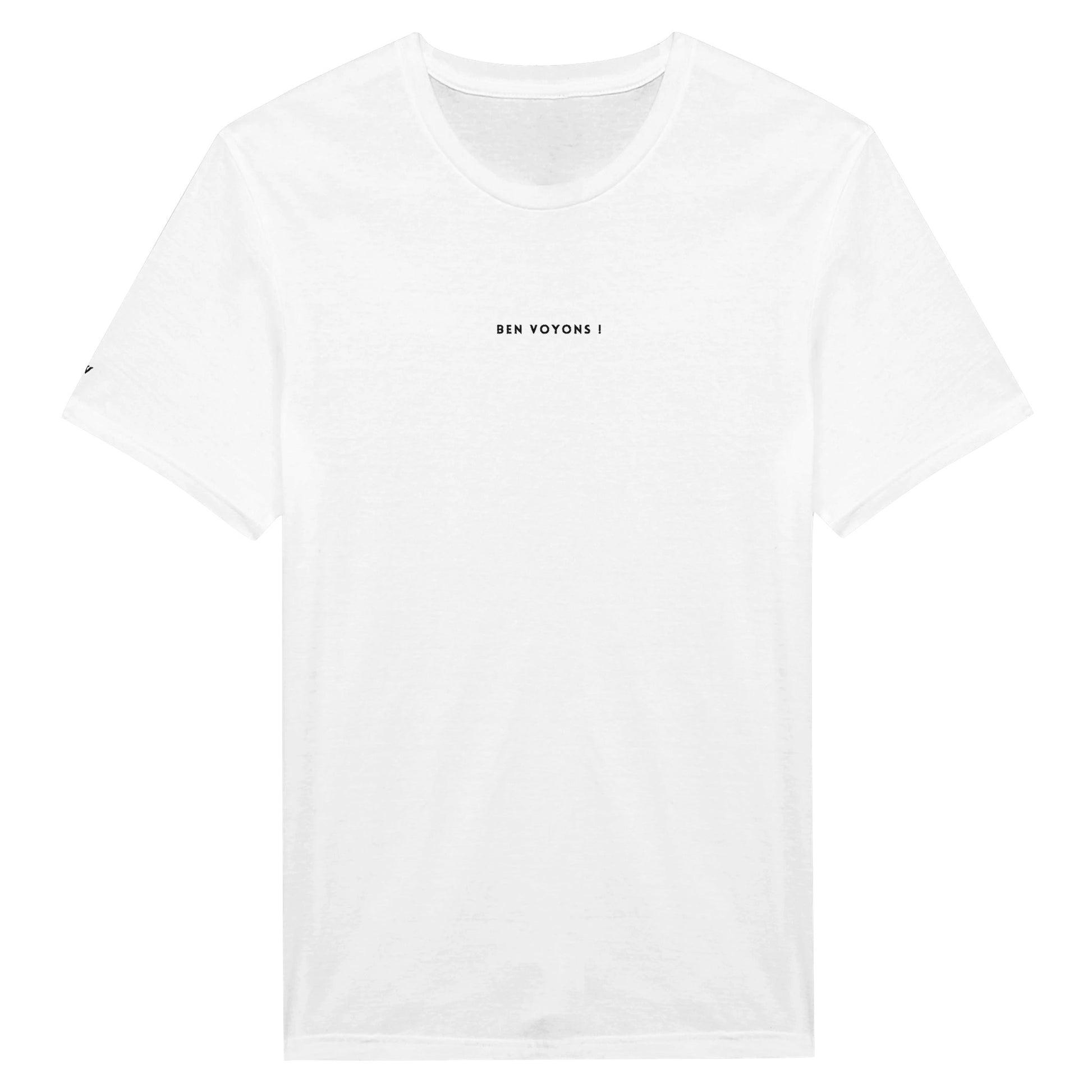 t-shirt blanc brodé ben voyons reference politique zemmour