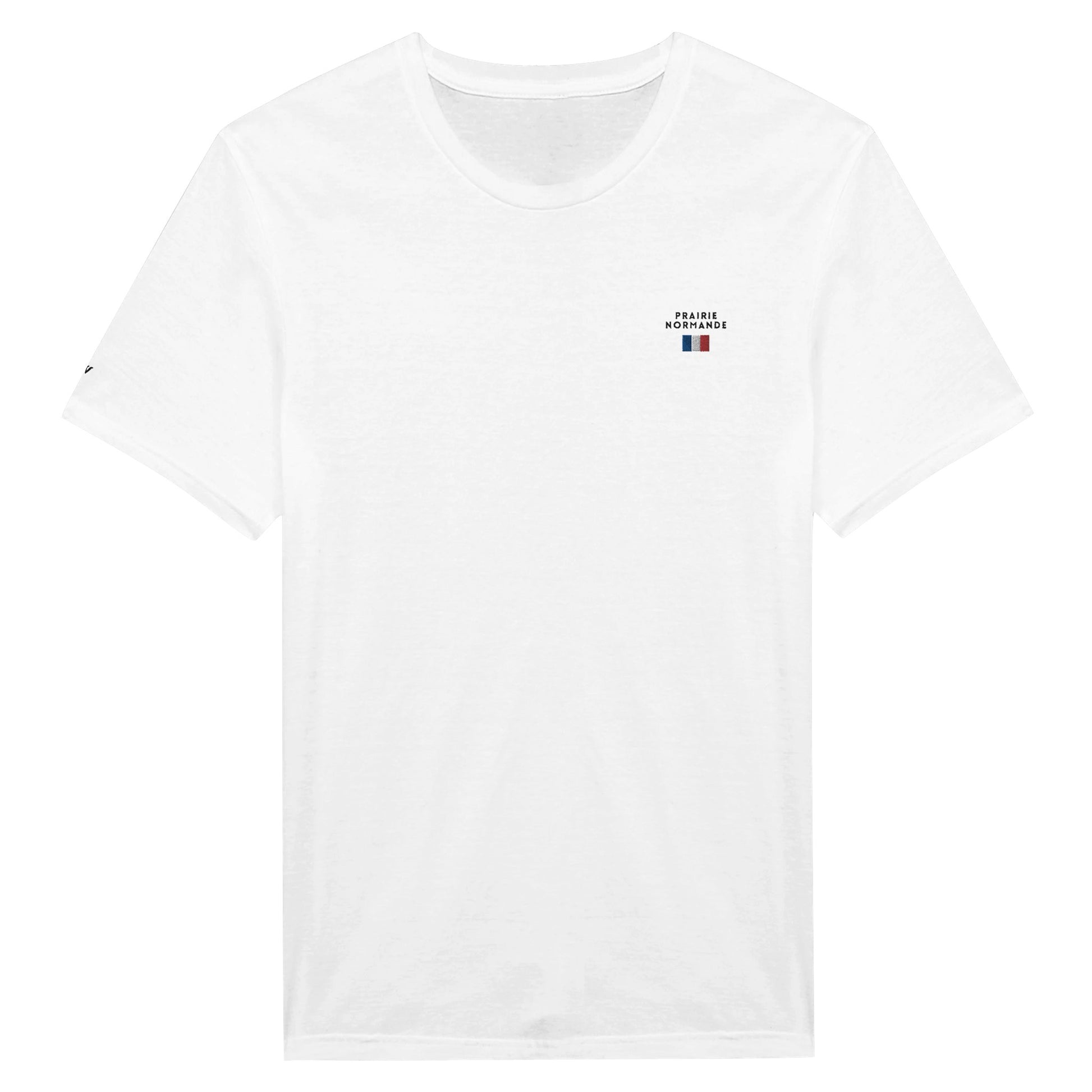 t-shirt blanc brodé prairie normande référence politique bardella