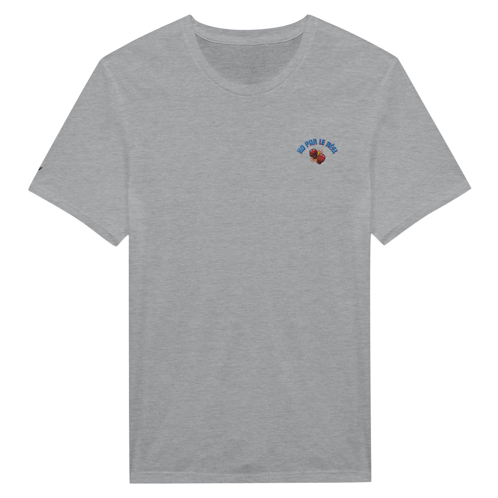 t-shirtgris ko par le reel brodé référence politique bardella
